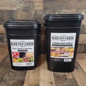 Ready Hour 2‎ Week Food Supply 2000 Calories Per Day Fruit Veggie Snack Mix New